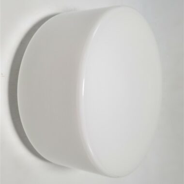 plafonnier en opaline blanche