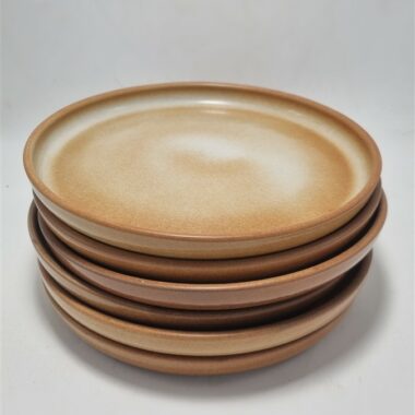 Série de 6 assiettes en grès