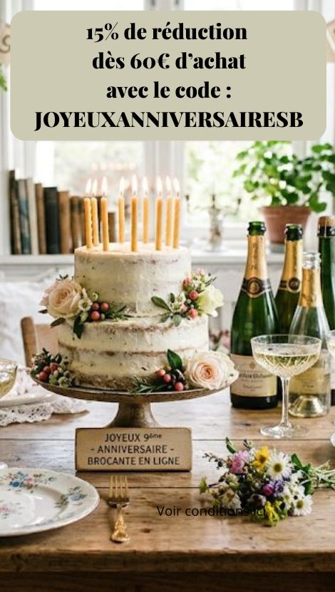 PROMO ANNIVERSAIRE SELECTION BROCANTE
